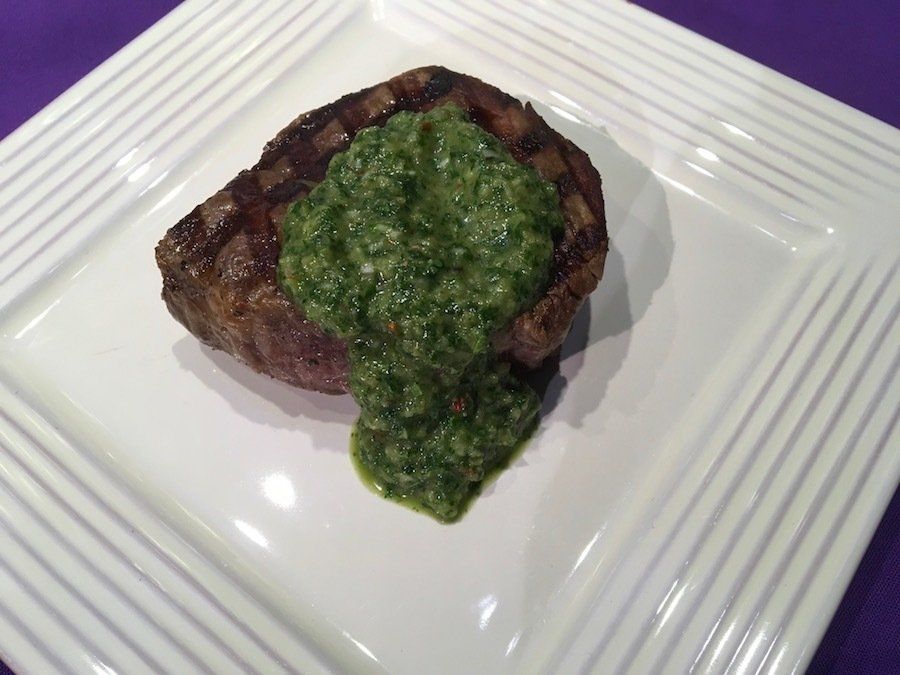 Filet Mignon with Chimichuri Sauce
